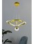 Gold Drone Tasarımlı Toplu LED Sarkıt Avize - 3 Renk, 50W 2