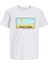 Jjpeak Summer Tee Ss Crew Neck Jnr Çocuk Beyaz Tshirt 12269975-01 1