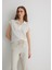 Beyaz Örme Polo Tişört 1612654-70057 1