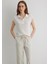 Beyaz Örme Polo Tişört 1612654-70057 2