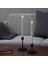Ikea Adellövtrad Led'li Şamdan Mumu, Beyaz, 28 Cm, 2 Adet 1