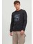 Bisiklet Yaka Baskılı Sweatshirt 1