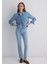 Paola Mavi Premium Indigo Mavisi Jean Gömlek 1210779-89212 2