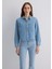 Paola Mavi Premium Indigo Mavisi Jean Gömlek 1210779-89212 3