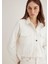 Thalia Mavi Premium Beyaz Jean Ceket 1110289-89161 2