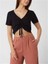 Büzgülü Crop T-Shirt 3