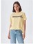 Super Happy Bisiklet Yaka T- Shirt Beyaz 2