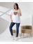 Leopar Kalp Baskılı Kadın T-Shirt 2