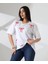 Kurdele Baskılı Kadın T-Shirt 1