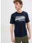 Bisiklet Yaka Lacivert Erkek T-Shirt 12269324_JJHAWAII Shape Tee Ss Crew 3