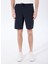 Bağlamalı Bel Regular Fit Lacivert Erkek Bermuda Şort FC5SM-SHT 2540 3