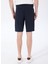 Bağlamalı Bel Regular Fit Lacivert Erkek Bermuda Şort FC5SM-SHT 2540 5