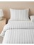 Bold Stitch Ipliği Boyalı King Size Nevresim Takımı 240 x 220 cm Lacivert-Yeşil 2