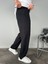 Erkek Baggy Fit Rahat Pamuklu Yumuşak Kumaş Pantolon Siyah 2