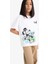 Kız Çocuk Disney Mickey & Minnie Oversize Geniş Kalıp Bisiklet Yaka Sırt Baskılı Kısa Kollu Tişört E2618A825SM 2