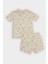 Erkek Bebek Pijama Takımı Desenli Kısa Kollu Penye Üst Beli Lastikli Şort E1187A525HS 4