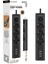 Akım Korumalı 3'lü Priz, Çoklu Priz, Çocuk Korumalı ve Isıya Dayanıklı Yapı, 3x Priz Girişi, 3x USB Girişi, 1x Type-C Girişi, 2 Metre Uzatma Kablosu 1