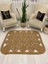 Jüt Hasır Görünümlü Desenli Modern El Örgüsü Dikdörtgen Halı Kilim 4