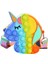 N Tarzı Kawaii Unicorn Pop Fidget Oyuncak Gökkuşağı Noel Baba Bozuk Para Cüzdanı Çanta Cüzdan Silika Basit Dimple Oyuncak Noel Için Kızlar Için (Yurt Dışından) 3