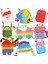 N Tarzı Kawaii Unicorn Pop Fidget Oyuncak Gökkuşağı Noel Baba Bozuk Para Cüzdanı Çanta Cüzdan Silika Basit Dimple Oyuncak Noel Için Kızlar Için (Yurt Dışından) 4