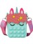 Yeşil Stil Yeni Unicorn Basit Dimple Messenger Çanta Sıkıştırma Oyuncaklar Anahtarlık Cüzdan Hediye- Türkçe (Yurt Dışından) 1