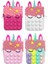 C Stili Yeni Unicorn Basit Dimple Messenger Çanta Fidget Oyuncaklar Itin Bubble Antistreldren Oyuncak Anahtarlık Cüzdan (Yurt Dışından) 4