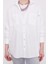 Beyaz Dokulu Pamuk Gömlek 5