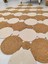 Jüt Hasır Görünümlü Desenli Modern El Örgüsü Dikdörtgen Halı Kilim 1
