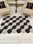 Jüt Hasır Görünümlü Desenli Modern El Örgüsü Dikdörtgen Halı Kilim 3