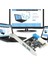 USB 3.0 Pcı-E Genişletme Kartı Adaptörü 2 Port Usb3.0 Hub Dahili Başlık USB 3 Pcıe Pcı Express Adaptör Kartı (Yurt Dışından) 3