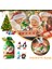 4pc Tarzı Saatli Zıplama Hediye Paketi Eğitici Mekanik Oyuncaklar Yılbaşı Baba Noel Kar Tanesi Geyik Oyuncakları - Çocuklar Için Eğlenceli Oyuncaklar (Yurt Dışından) 1