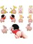 Dan-21 Tarzı Çocuk Oyuncakları Sıkıştırıcı Pokemon Crayo-Chan Pikachu Çizgi Film Araba Sticker Dekompresyon Araba Kapı Anti-Çarpışma (Yurt Dışından) 2