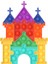 Zfx2 Stili Sıcak Itme Pop It Silikon Pop Fidget Oyuncak Yapı Taşları Puzzle Board Oyunları Eğitici Çarkı Oyuncak Hediye (Yurt Dışından) 2