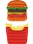 NO.00296 Stil En Yeni Dikkat Gerektiren Oyuncak Seti Duyusal Çocuk Yetişkinler Için Kawaii Oyuncaklar Hamburger Ananas Itme Basma Kabarcık Oyuncaklı It Figet Oyuncak (Yurt Dışından) 5