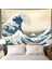 TLX04725 Stili 95X73CM Işıksız Japonya Fuji Dağı Boyama Goblen Kanagawa'nın Büyük Dalgası Manzara Duvar Asma Oturma Odası Ev Japon Goblen (Yurt Dışından) 3