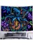 2TGTQQAY1244 Stili 90X70CM Simsant Orman Vahşi Hayvan Goblen Psychedelic Aslan Orman Duvar Asılı Tropikal Bitki Yurt Için Doğal Peyzaj Banket (Yurt Dışından) 5