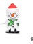 C Stili Noel Saatli Sarılar Zıplamalı Yürüyen Oyuncaklar Noel Baba Noel Adam Noel Geyiği Sarılar Çocuk Bebek Komik Hediye (Yurt Dışından) 1