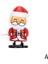 Bir Stil Noel Saatli Sarılar Zıplamalı Yürüyen Oyuncaklar Noel Baba Noel Adam Noel Geyiği Sarılar Çocuk Bebek Komik Hediye (Yurt Dışından) 1