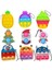 No.65 Tarzı Mini Pops Fidget Oyuncak Basit Dimple Anahtarlık Kaygı Duygusal Sıkıştırma Kabarcık Kadın Çocuk Için (Yurt Dışından) 3