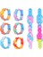 No.7 Tarzı Pops Yeni Peluş Kabarcıklı Basit Dimple Oyuncak Giderici Silikon Bileklik Anksiyete Duyusal Oyuncağı Hediye Için Arkadaş'a (Yurt Dışından) 2