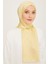 Trend Jan Jan Sarı Monogram Desenli Jakar Şal 6 - 22041 1