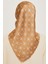 Monogram Desenli Sura Saf İpek Eşarp 9207D 01 05 4