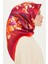 Çiçek Desenli Sura Saf İpek Eşarp 9215D 81 01 2