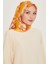 Çiçek Desenli Sura Saf İpek Eşarp 9234D 01 24 1