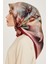 Çiçek Desenli Sura Saf İpek Eşarp 9211D 34 34 3