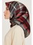 Geometrik Desenli Sura Saf İpek Eşarp 9223D 33 35 3