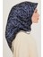 Klasik Desenli Sura Saf İpek Eşarp 9246D 07 2