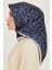 Klasik Desenli Sura Saf İpek Eşarp 9246D 07 3