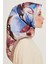 Çiçek Desenli Sura Saf İpek Eşarp 9205D 84 07 2