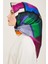 Geometrik Desenli Twill İpek Eşarp 24Ya9122 55 31 3